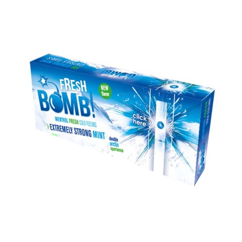 Tubetti per sigarette Fresh Bomb Arctic Strong Mint Regular 8 mm – Confezione da 100 tubetti