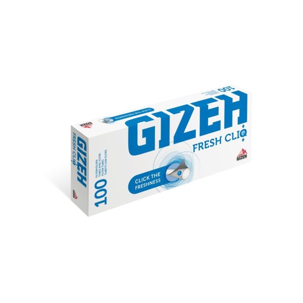 master-136 Tubetti per sigarette Gizeh Fresh CliQ Regular con filtro Click al mentolo – Confezione da 100 tubetti