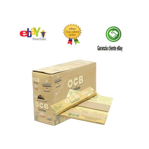 Cartine OCB Bamboo King Size con filtri – Confezione da 32 libretti