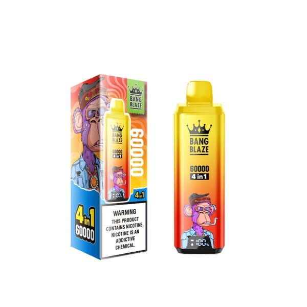 master-158 Bang Blaze 60K 4-in-1 – 60.000 puff – Watermelon Ice / Blueberry Mint / Fuii Ice / Lime Romance