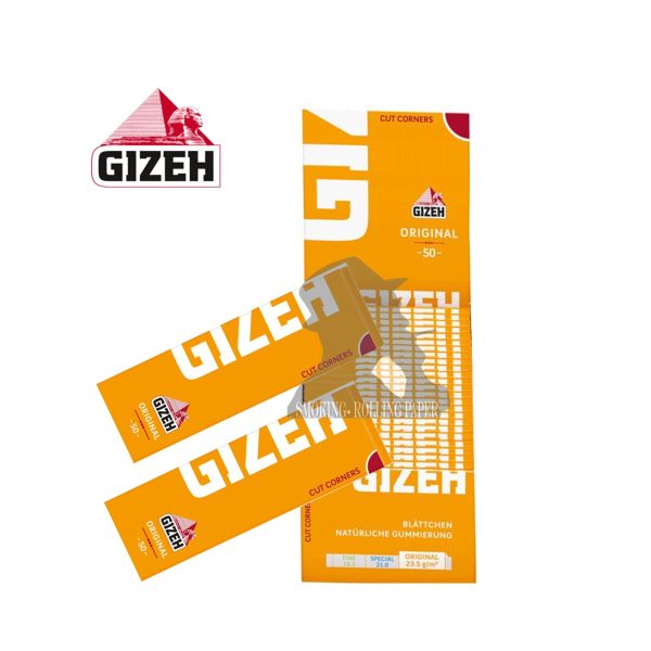 master-179 Cartine Gizeh Original Corte Regular – Confezione da 50 libretti