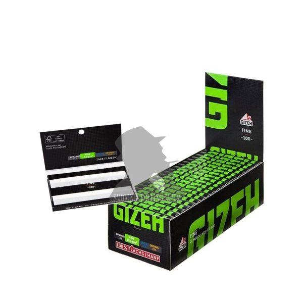 master-180 Gizeh Fine Black Regular Zigarettenpapier – Packung mit 20 Heftchen