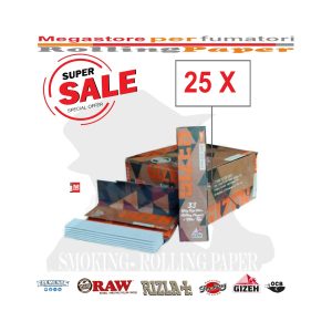 Cartine Gizeh Duo Pure King Size con filtri – Confezione da 25 libretti