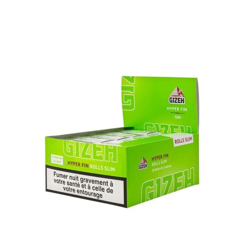 Cartine a rotolo Gizeh Fine Rolls Slim – 20 rotolini