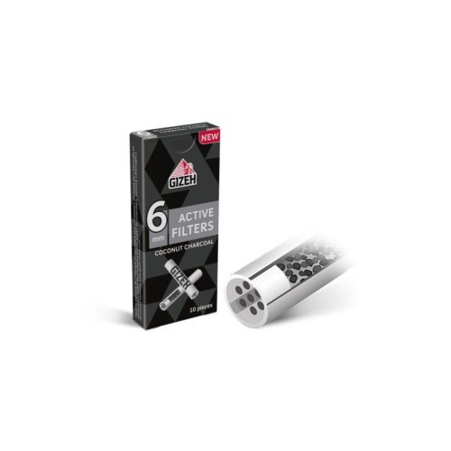 Filtri ai carboni attivi Gizeh Extra Slim Flavor 6 mm – 10 filtri