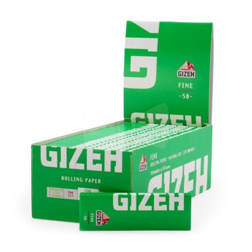 master-190 Cartine Gizeh Fine Green Extra Slim – Confezione da 50 libretti