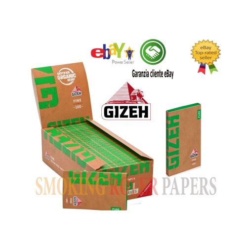 master-192 Cartine Gizeh Extra Fine Pure White Corte Regular – Confezione da 25 libretti