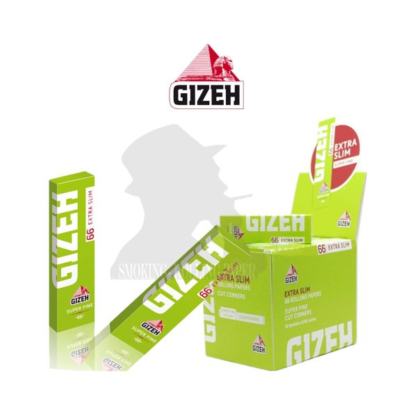 Gizeh Super Fine Extra Slim Zigarettenpapier – Packung mit 50 Heftchen