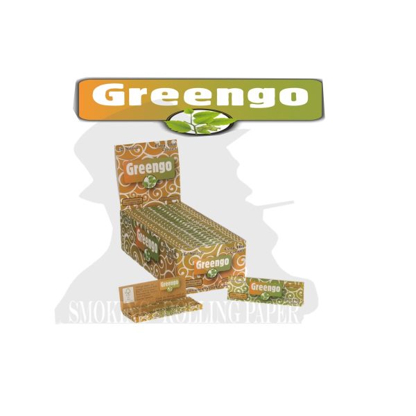 Cartine Greengo Classic Green White Corte Regular – Confezione da 50 libretti