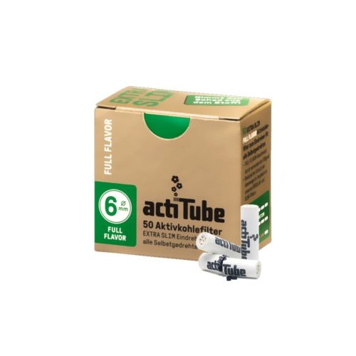 Filtri ai carboni attivi ActiTube Extra Slim 6 mm – 50 filtri