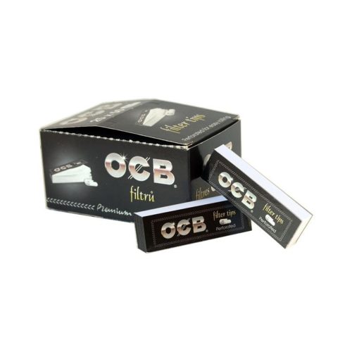 master-210 Filtri in cartoncino OCB Slim perforati 60 × 18 mm – Box da 25 libretti da 50 tips