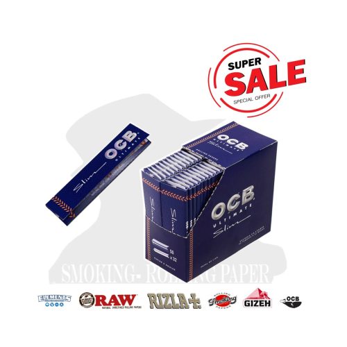 Cartine OCB Ultimate King Size Slim – Confezione da 50 libretti