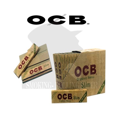 Cartine OCB Organic King Size Slim con filtri – Confezione da 32 libretti