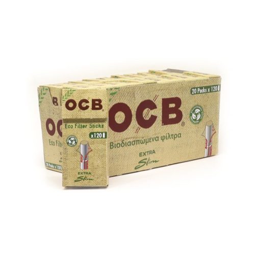 master-234 Filtri OCB Organic ECO Ultra Extra Slim 5,7 mm – 20 scatole da 120 filtri