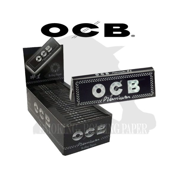 master-245 OCB Premium Black Regular Zigarettenpapier – Packung mit 50 Heftchen