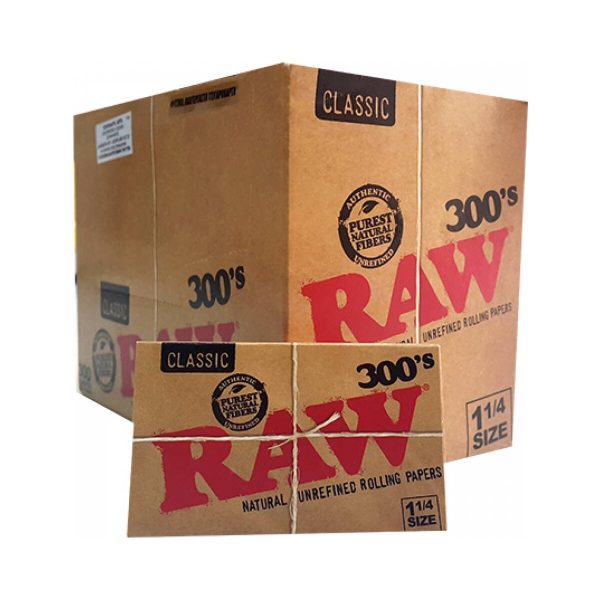master-253 Cartine RAW Classic 300's Medium 1¼ – 40 libretti da 300 fogli