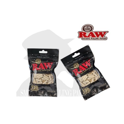 master-257 Filtri RAW Black Slim XL 6 mm naturali non raffinati – 10 bustine da 120 filtri