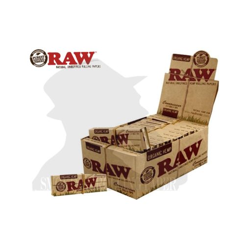 master-260 Cartine RAW Organic Connoisseur Medium 1¼ con filtri – Confezione da 24 libretti