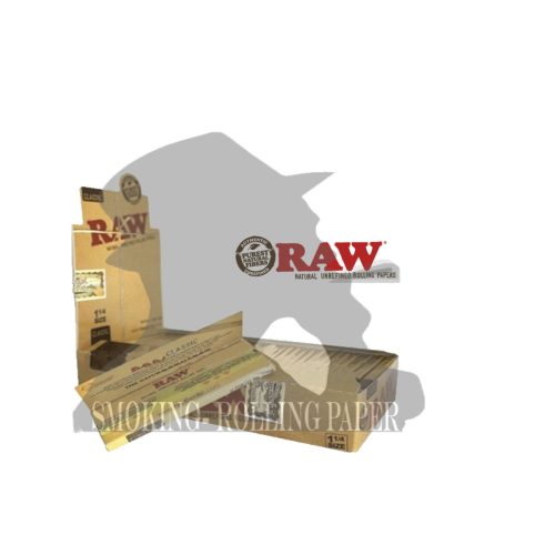 master-262 Cartine RAW Classic Medium 1¼ – Confezione da 24 libretti