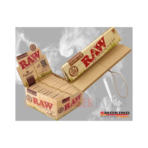 Cartine RAW Organic Connoisseur King Size con filtri