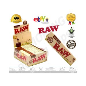 Cartine RAW Organic King Size Slim – Confezione da 50 libretti