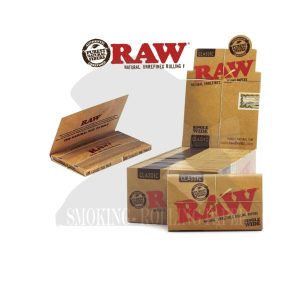 Cartine RAW Classic Wide Corte Regular – Confezione da 25 libretti