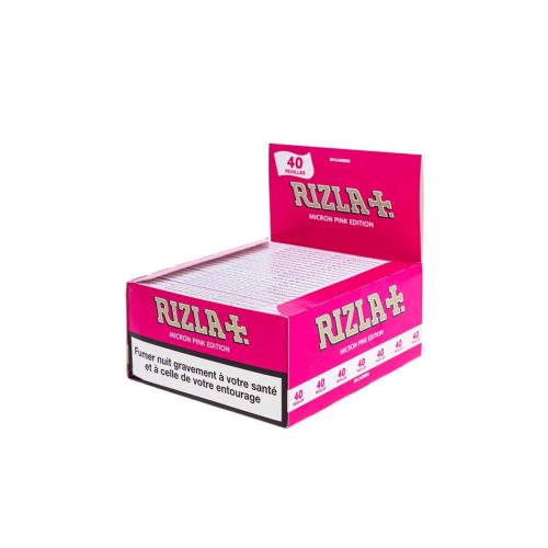 master-275 Cartine Rizla Micron Pink King Size – Confezione da 50 libretti