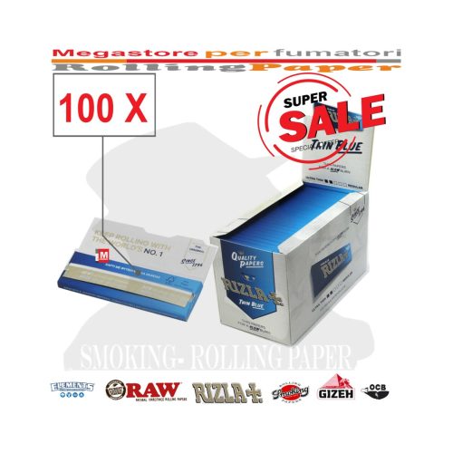 master-282 Cartine Rizla Blue Corte Regular – Confezione da 100 libretti