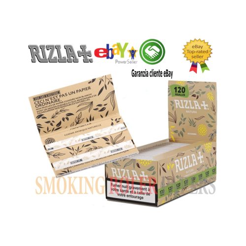 Cartine Rizla Natura Corte Regular – Confezione da 25 libretti