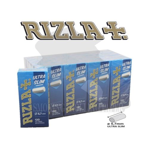 master-290 Filtri Rizla Ultra Slim 5,7 mm in spugna – 20 astucci da 120 filtri
