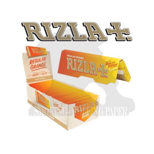 Cartine Rizla Orange Corte Regular – Confezione da 50 libretti