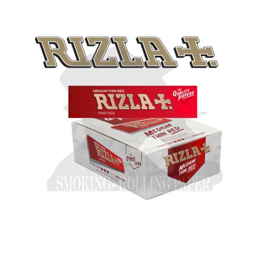 master-304 Cartine Rizla Red King Size Slim – Confezione da 50 libretti