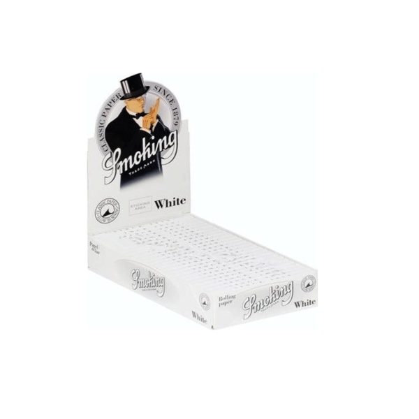 master-306 Papier à rouler Smoking White Regular – lot de 25 carnets