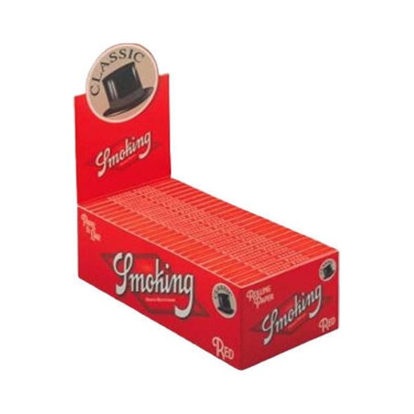 master-307 Cartine Smoking Classic Red Corte Regular – Confezione da 50 libretti
