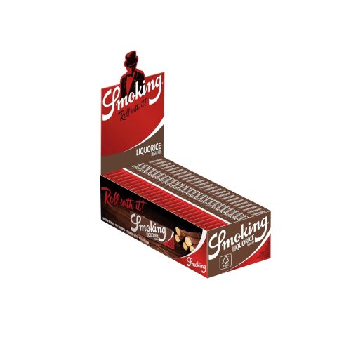 master-308 Cartine Smoking Liquorice Corte Regular – Confezione da 50 libretti