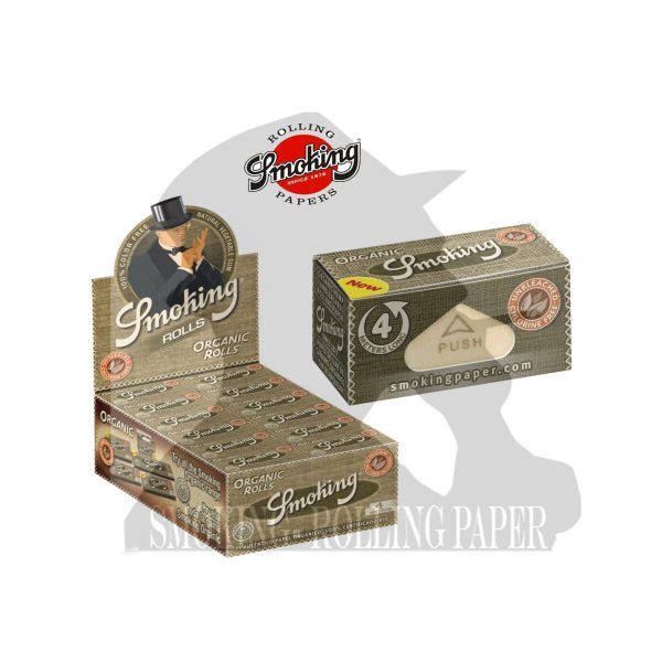 master-317 Cartine a rotolo Smoking Organic Rolls King Size Slim – 24 rotoli