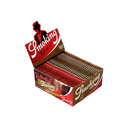 master-323 Cartine Smoking Gold King Size Slim – Confezione da 50 libretti