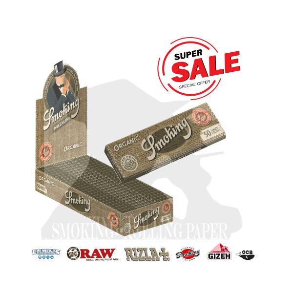 master-325 Cartine Smoking Organic ECO Corte Regular – Confezione da 25 libretti