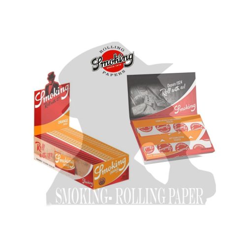 master-329 Cartine Smoking Orange Corte Regular – Confezione da 25 libretti