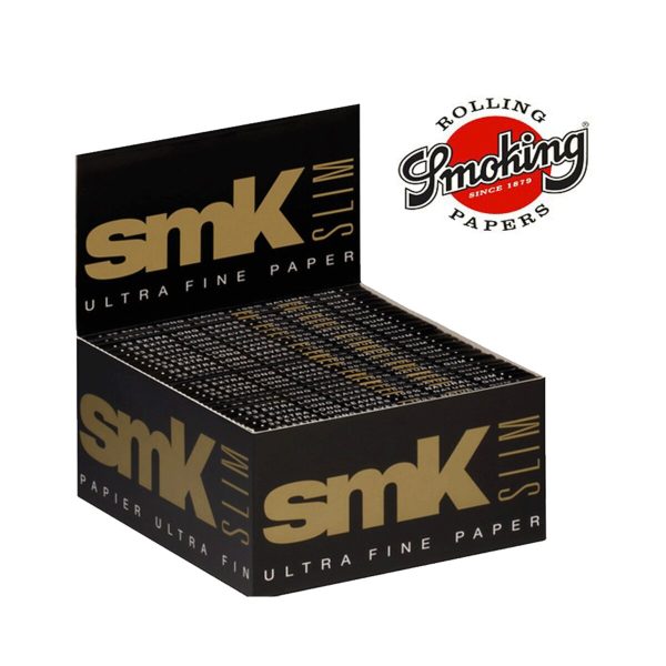 master-345 Papier à rouler Smoking SMK Ultra Fine King Size Slim – lot de 50 carnets