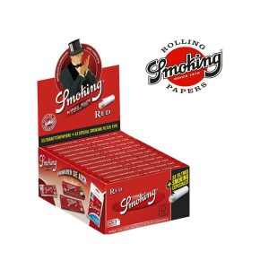 Cartine Smoking Red King Size Slim con filtri – Confezione da 24 libretti