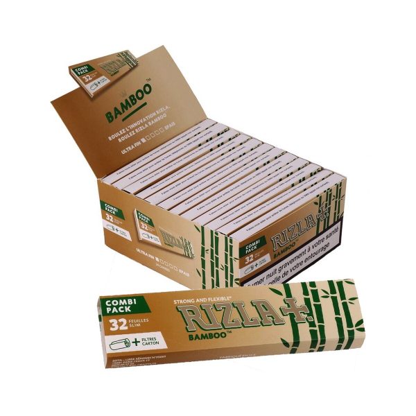 master-35 Cartine Rizla Bamboo King Size con filtri – Confezione da 24 libretti