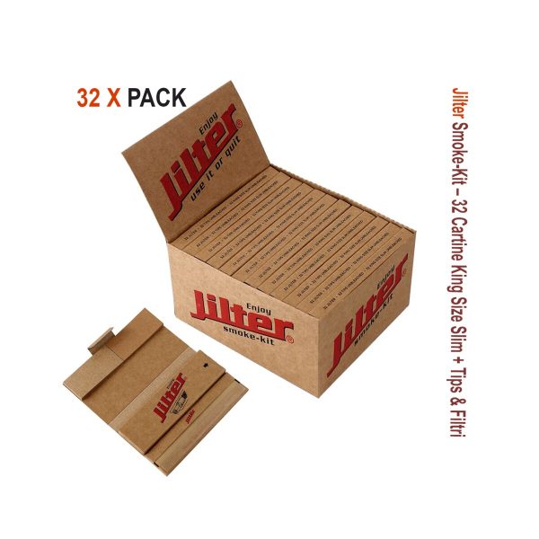 master-357 Jilter Smoke Kit King Size Slim con tips e filtri – 32 libretti