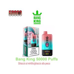 Bang King 50K 2-in-1 – 50.000 puff – Blueberry Ice / Peach Ice