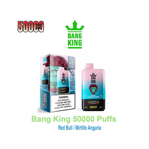 master-367 Bang King 50K 2-in-1 – 50.000 puff – Red Bull / Mirtillo e anguria