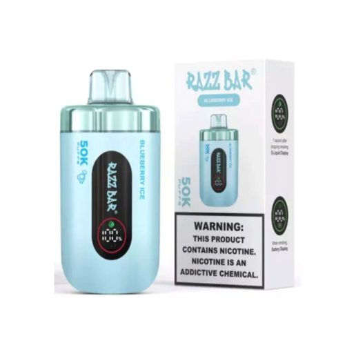 master-371 Razz Bar 50K – 50.000 puff – Blueberry Ice / Ghiaccio al mirtillo