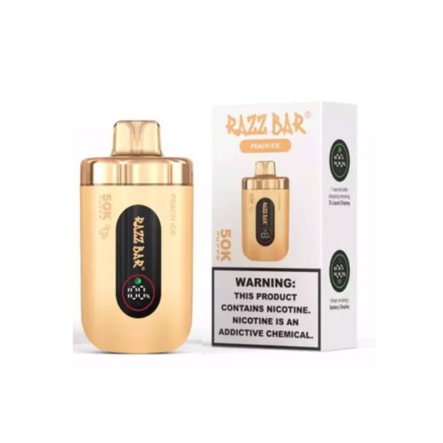 Razz Bar 50K – 50.000 puff – Peach Ice / Pesca ghiacciata