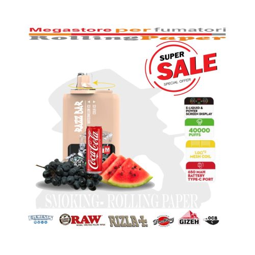 Razz Bar 40K – 40.000 puff – Ice / Cola