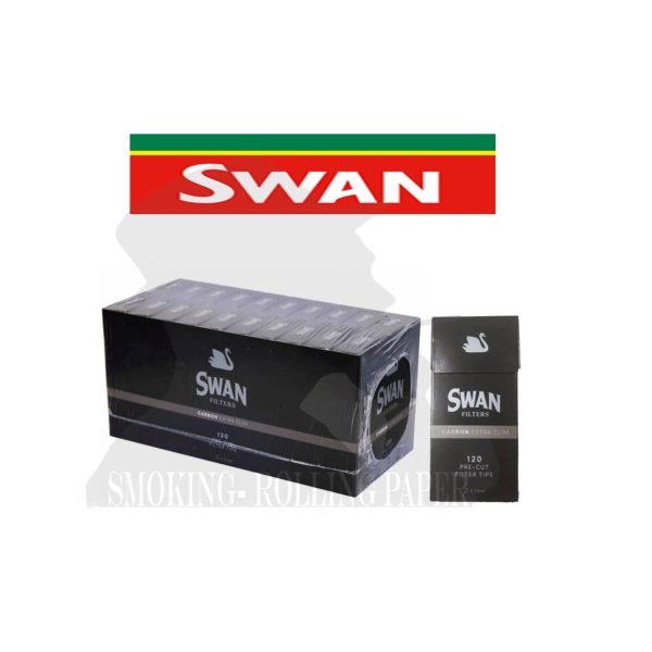 master-391 Filtri ai carboni attivi Swan Ultra Slim 5,7 mm – 20 confezioni da 120 filtri