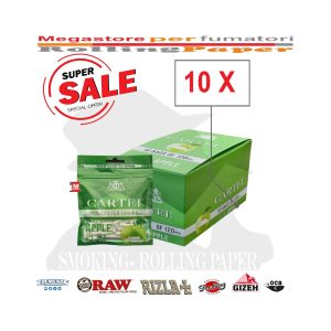 Filtri Cartel Apple Slim 6 × 15 mm – 10 bustine da 120 filtri